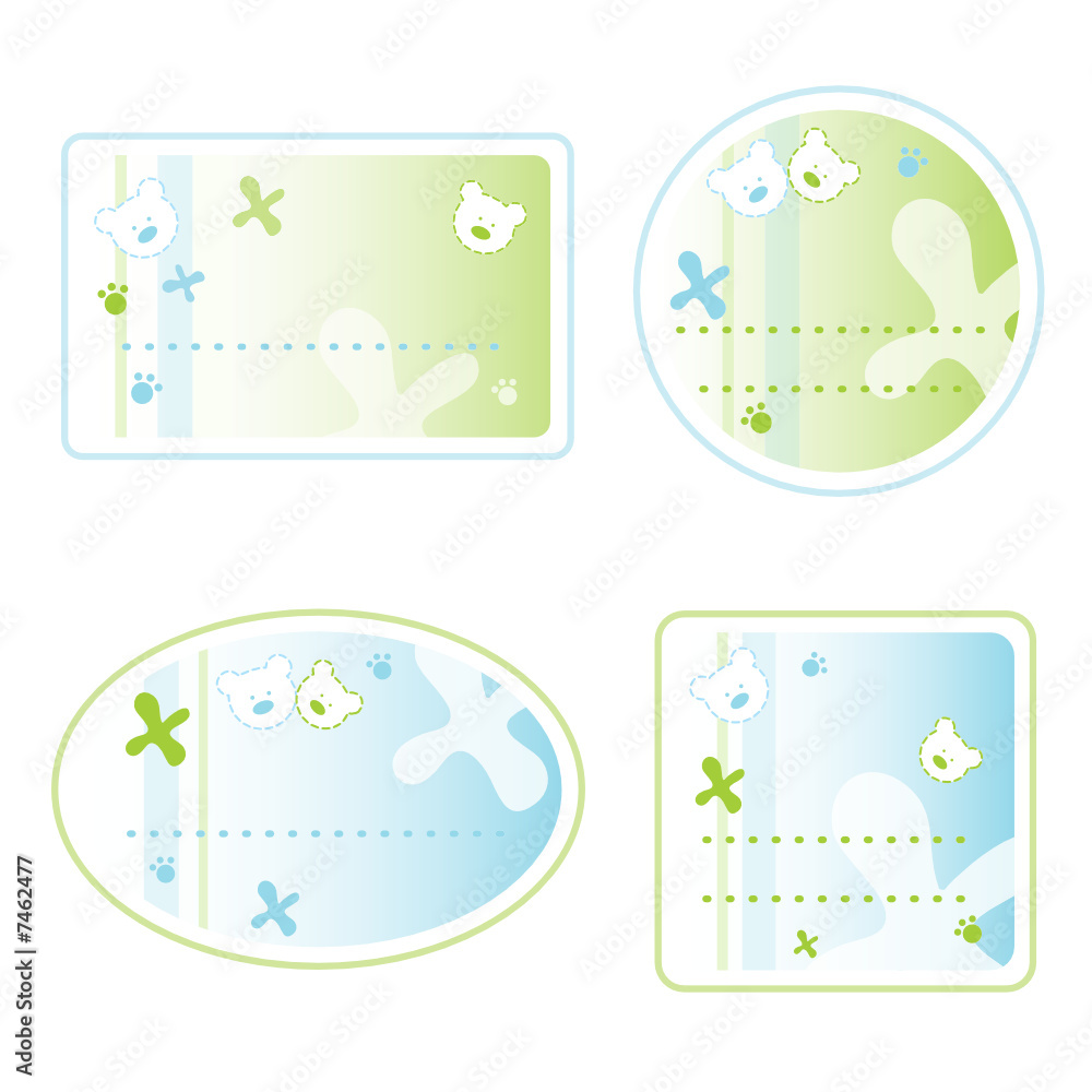 Set of Labels for kids Set of Labels for kids