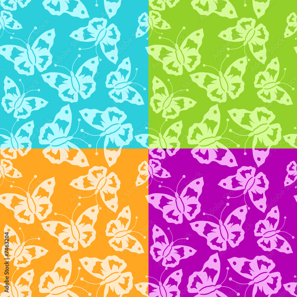 Abstract batterfly pattern seamless