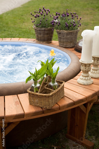 luxury spa bath