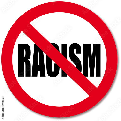No Racism sign