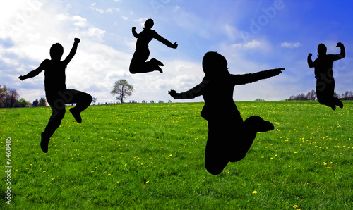 Happy Summer group-jump