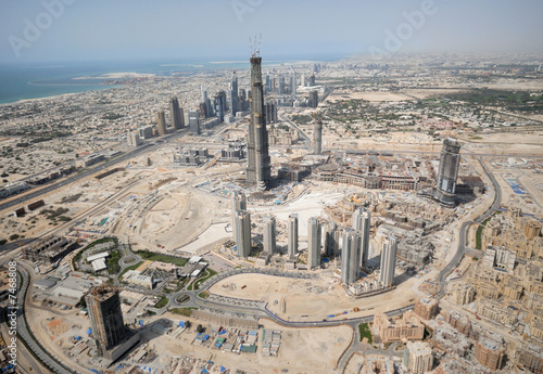 Landscape Of Construction In Dubai