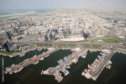 Dhow Port In Deira In Old Dubai
