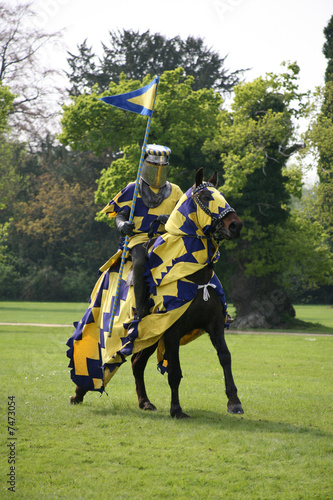 Fototapeta Knight jousting