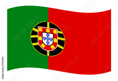 portugal fahne welle