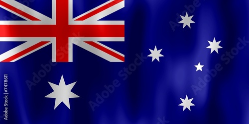 drapeau australie australia flag © DomLortha