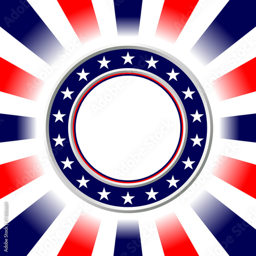United States colors. Election poster.Fourth of July background