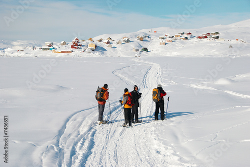 Snow shoes in Greenland