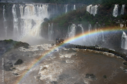 Observing point by Iguazu Falls