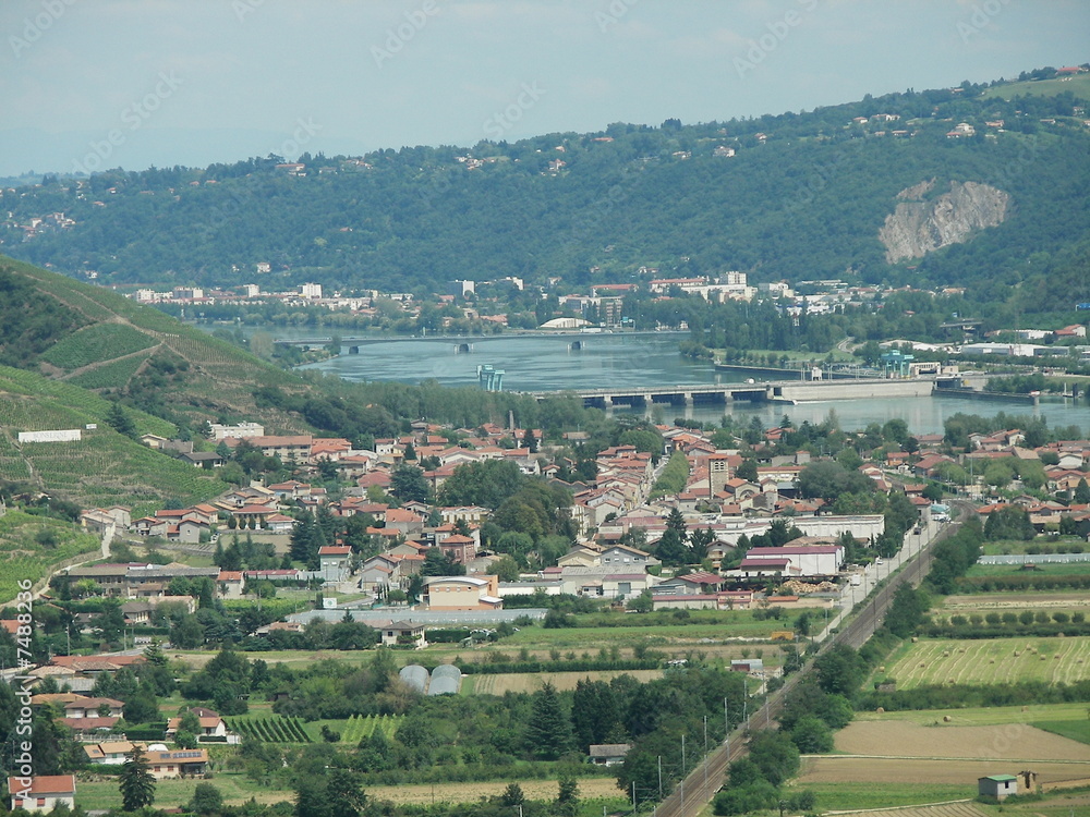 Obraz premium Vallée du Rhône