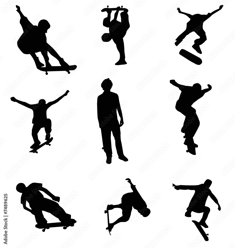 Obraz premium skateboard collection