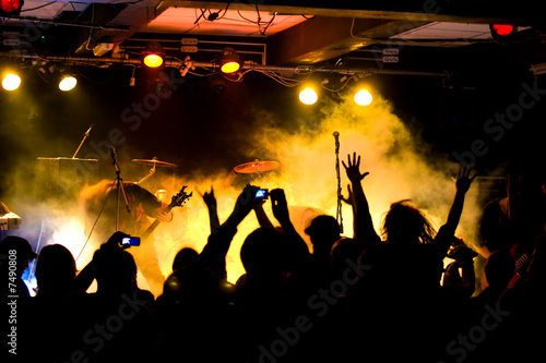 Rock concert photo