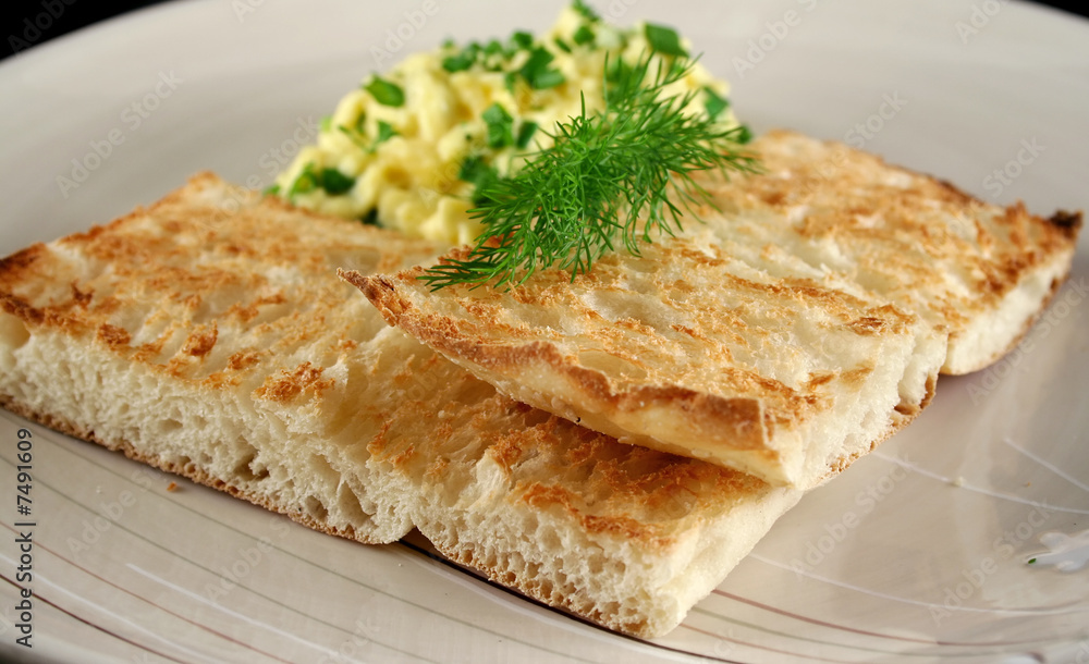 Toast And Scrambled Eggs Toast And Scrambled Eggs