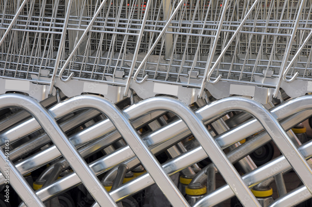 Fototapeta premium Supermarket Trolley
