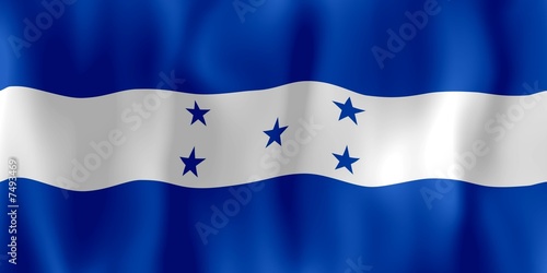 drapeau froissé honduras crumpled flag