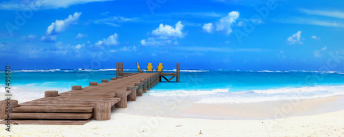 caraibean beach ponton