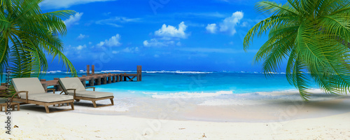 caraibean beach ponton 06 #7494461