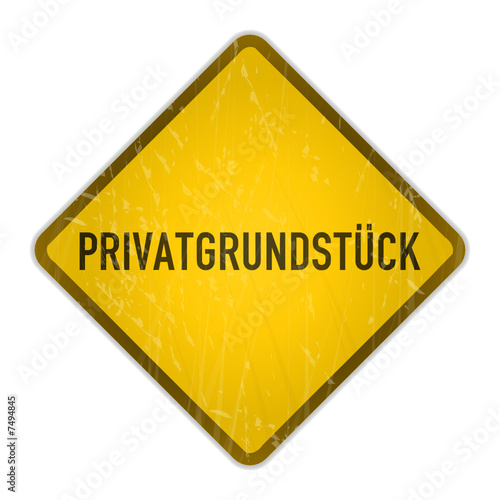 schild privatgrundstück