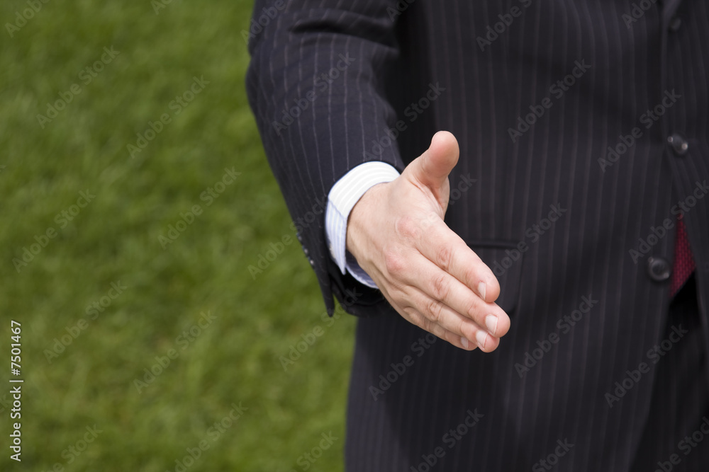 Fototapeta premium businessman handshake