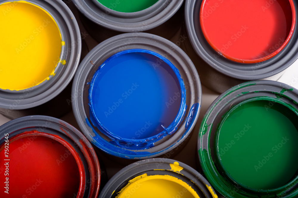Fototapeta premium Cans of Paint