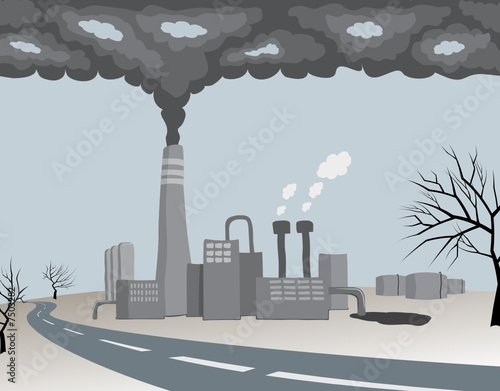 polluting ecology factory