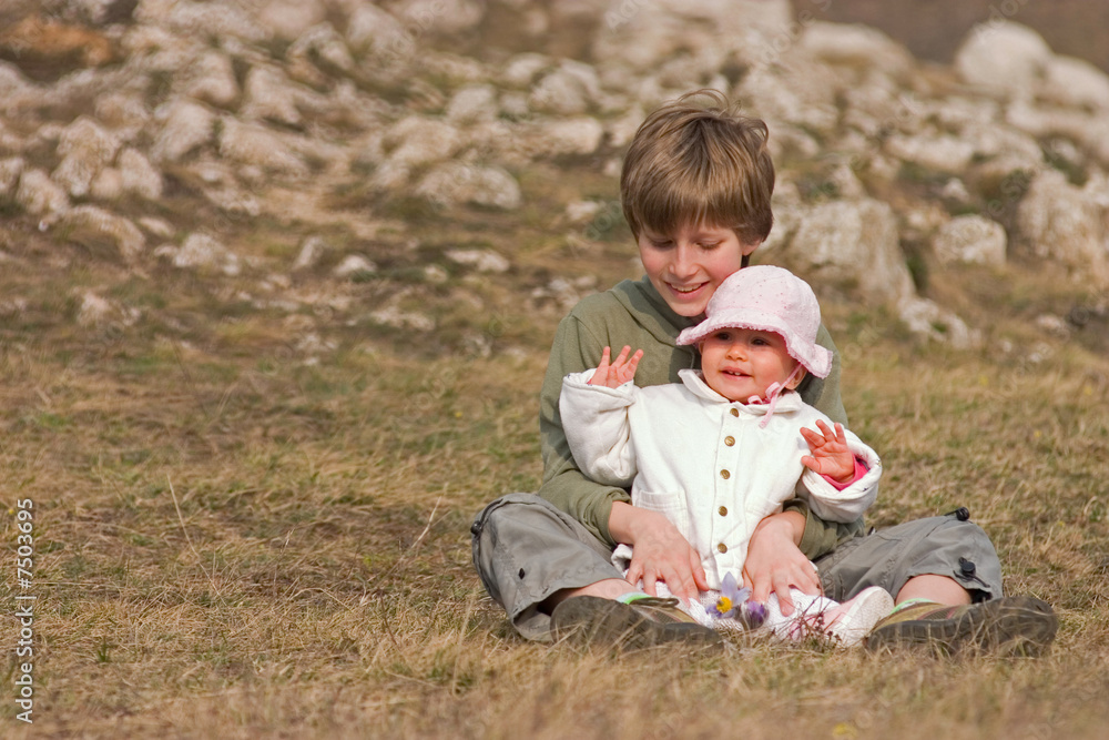 Beautiful family portrait 