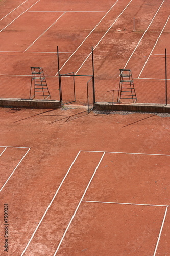 Tennis courts - view from above © bornholm