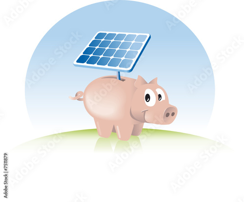 Spar mit Solar! Das Solarsparschwein