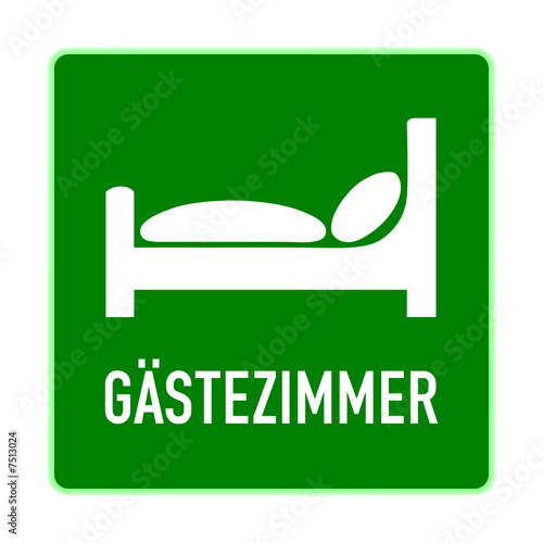 schild gästezimmer