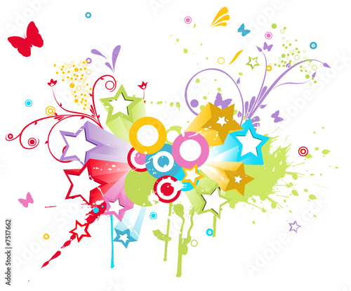 grunge vector desing