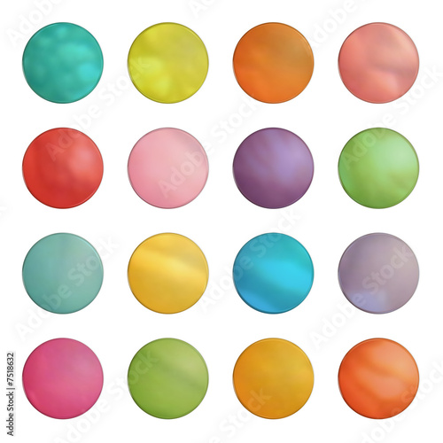Round web buttons