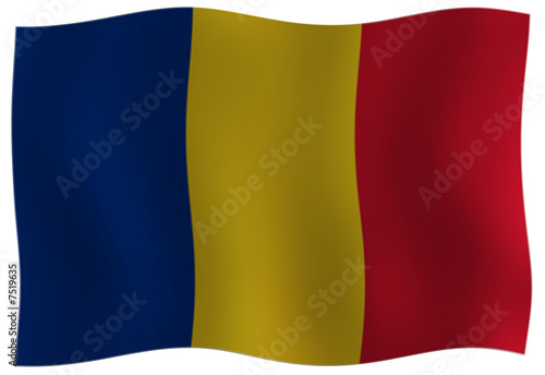 drapeau roumanie photo