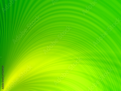 abstract green waves
