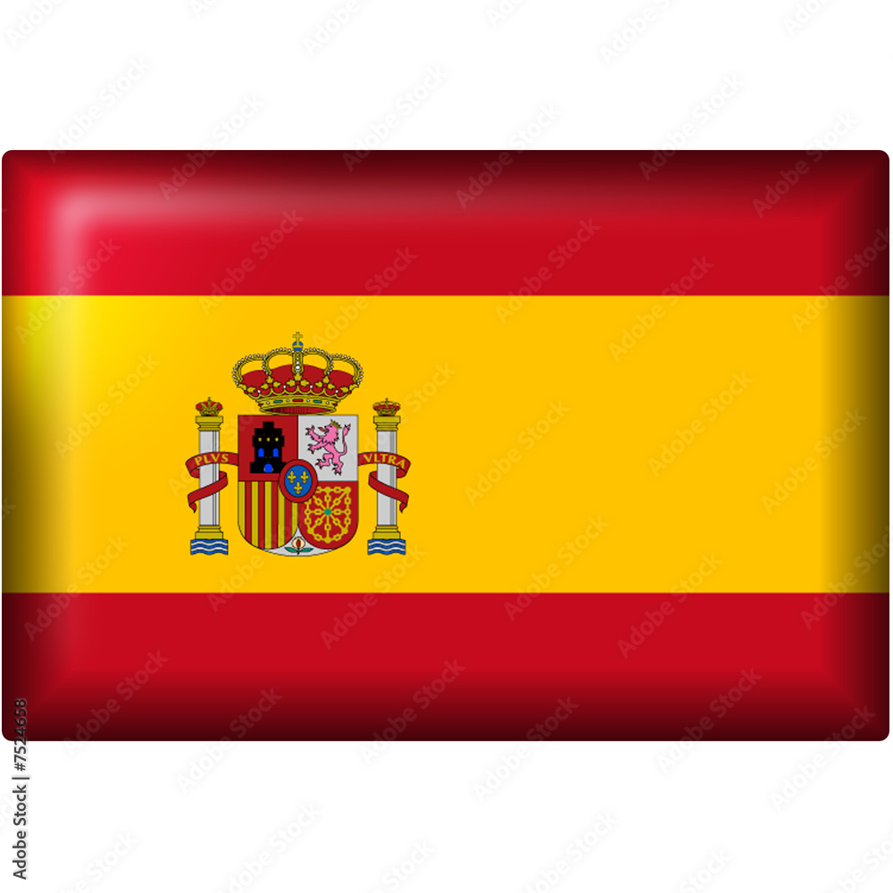 Naklejka premium drapeau espagne