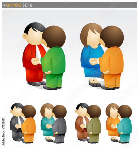 Business People Shaking Hands - officio icon set
