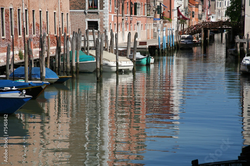 Reflet dans un canal de Venise