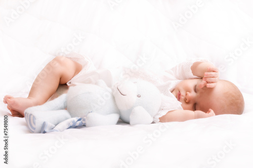 cute little baby sleeping