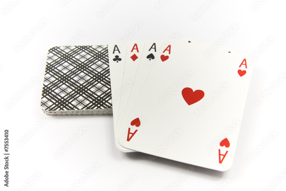 Four aces in poker cards Four aces in poker cards