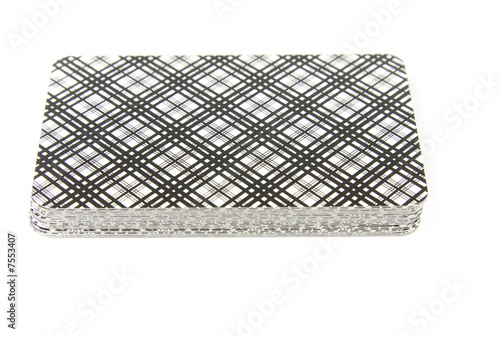 Poker cards isolated