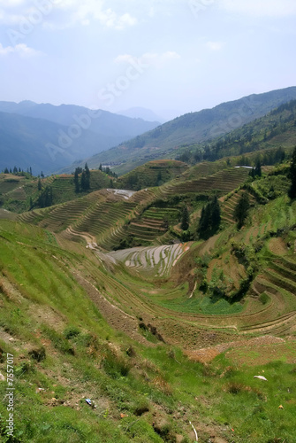 Zhuang Terraces scenic area view