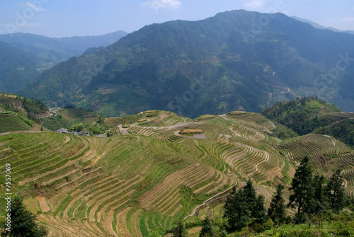 Zhuang Terraces scenic area view