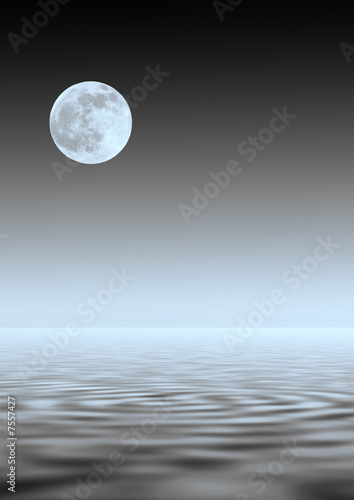 Blue Moon Over Water © marilyn barbone