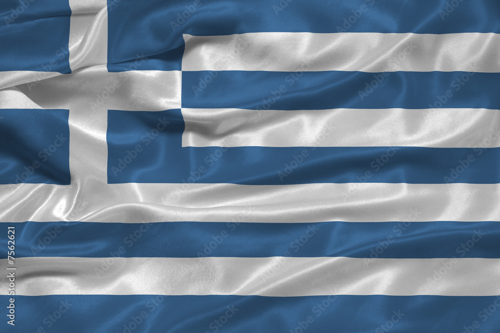 Obraz premium Greece Flag 3