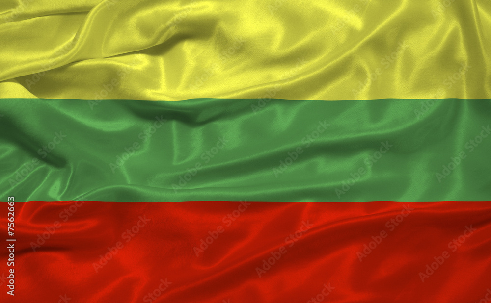 Obraz premium Lithuania Flag 3