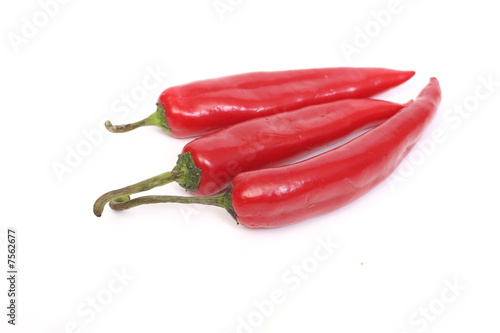 Obraz na płótnie red chillies w salonie