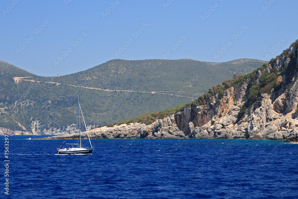 The Ionian island of Lefkas Greece