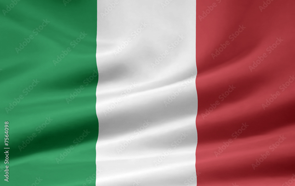 Italienische Flagge Stock Illustration Adobe Stock