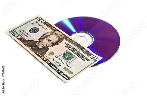 digital disc and money