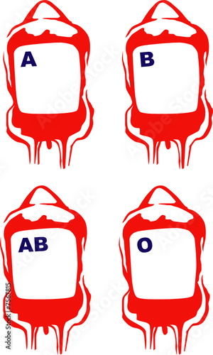vector blood bag