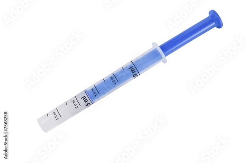 Liquid measuring syringe